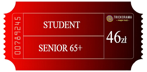 Bilet Ulgowy - Student / Senior 65+